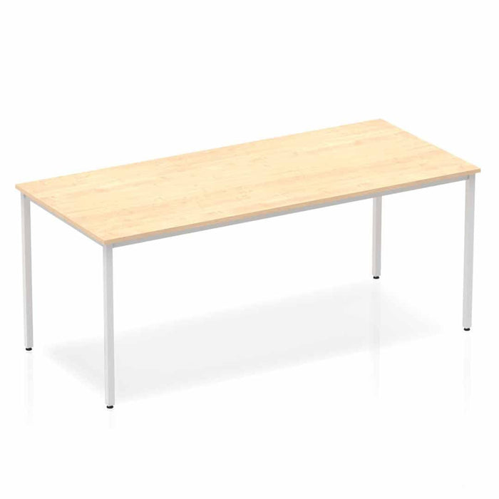 Impulse Straight Table Box Frame Leg Tables Dynamic Office Solutions Maple 1800 