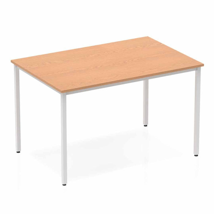 Impulse Straight Table Box Frame Leg Tables Dynamic Office Solutions Oak 1200 