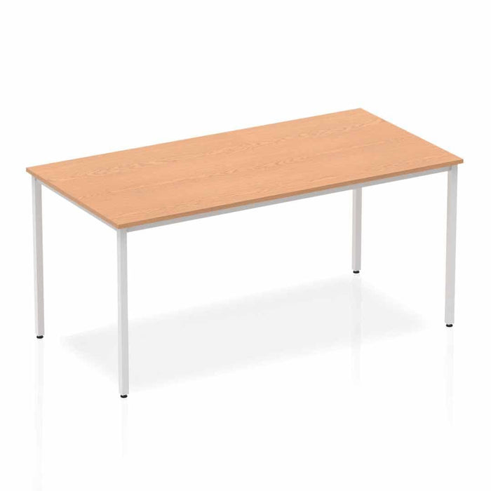 Impulse Straight Table Box Frame Leg Tables Dynamic Office Solutions Oak 1600 