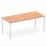 Impulse Straight Table Box Frame Leg Tables Dynamic Office Solutions Oak 1800 