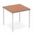 Impulse Straight Table Box Frame Leg Tables Dynamic Office Solutions Walnut 800 