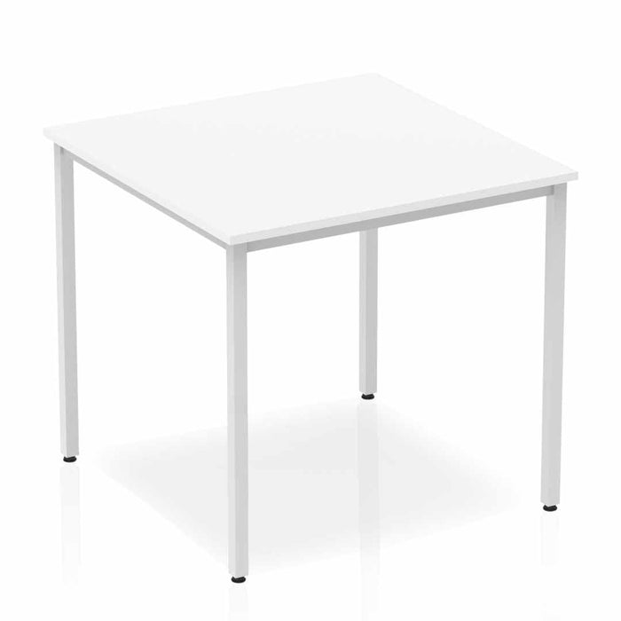Impulse Straight Table Box Frame Leg Tables Dynamic Office Solutions White 800 