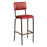 Industrial Style Bar Stool Café Furniture zaptrading Vintage Red 