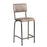 Industrial Style Mid Bar Stool Café Furniture zaptrading Distressed Silver 