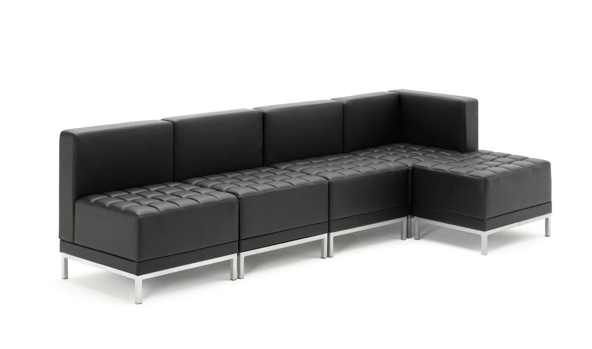 Infinity Modular Straight Back Sofa Chair Visitor Dynamic Office Solutions 