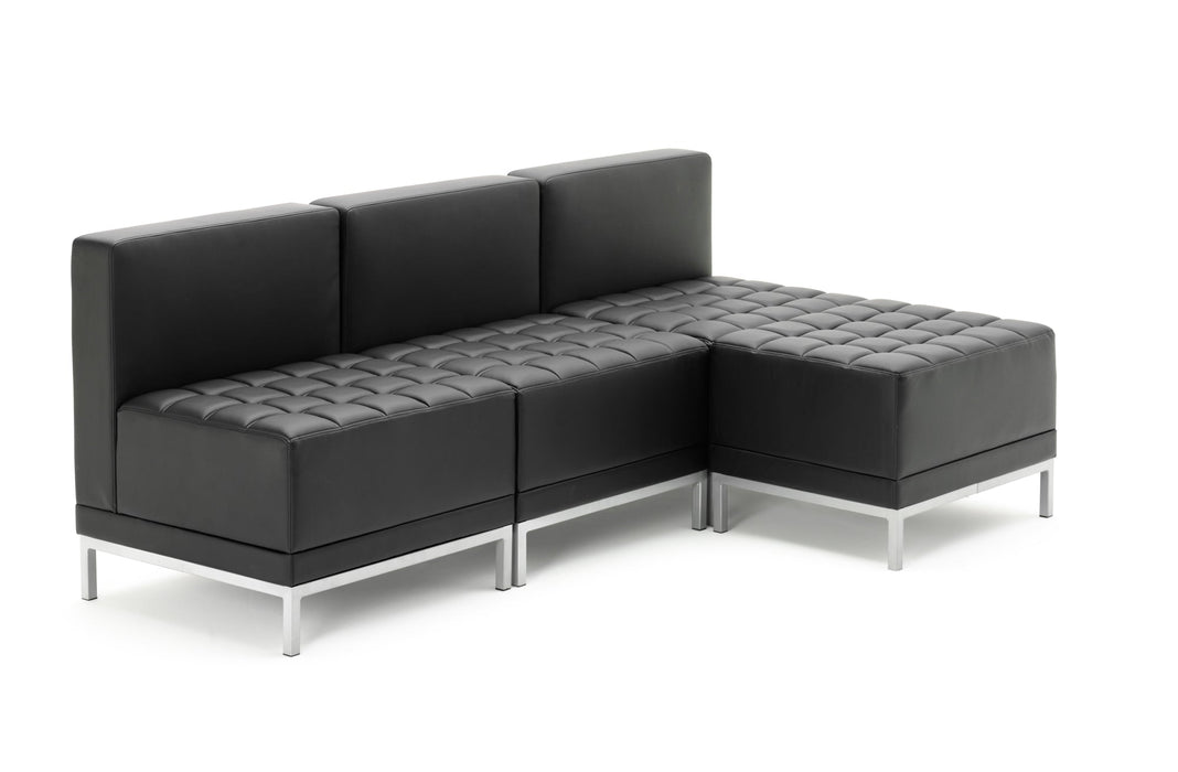 Infinity Modular Straight Back Sofa Chair Visitor Dynamic Office Solutions 