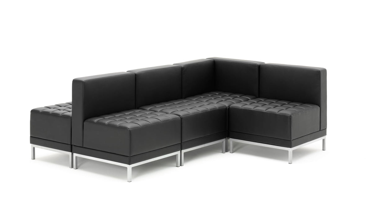 Infinity Modular Straight Back Sofa Chair Visitor Dynamic Office Solutions 