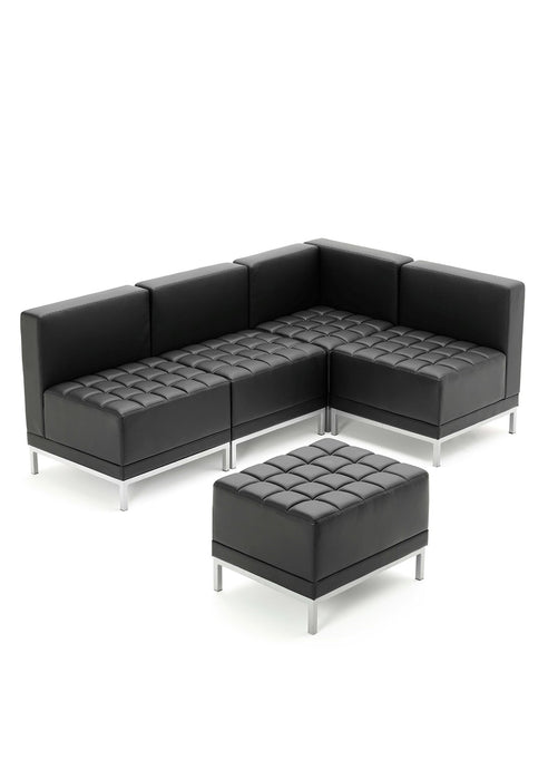 Infinity Modular Straight Back Sofa Chair Visitor Dynamic Office Solutions 