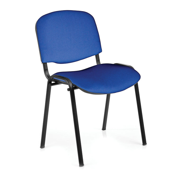 Iso Stackable Meeting Chair BREAKOUT SEATING Nautilus Designs Blue Black 