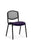 ISO Stacking Chair Conference Dynamic Office Solutions Black Bespoke Tansy Purple Black Mesh