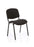 ISO Stacking Chair Conference Dynamic Office Solutions Black Black Fabric Black Fabric