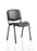 ISO Stacking Chair Conference Dynamic Office Solutions Black Black Vinyl Black Vinyl
