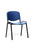 ISO Stacking Chair Conference Dynamic Office Solutions Black Blue Polypropylene Blue Polypropylene