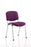 ISO Stacking Chair Conference Dynamic Office Solutions Chrome Bespoke Tansy Purple Bespoke Tansy Purple Fabric