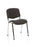 ISO Stacking Chair Conference Dynamic Office Solutions Chrome Charcoal Fabric Charcoal Fabric