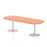 Italia Boardroom Table Boardroom and Conference Tables Dynamic Office Solutions Beech 2400 725mm