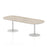 Italia Boardroom Table Boardroom and Conference Tables Dynamic Office Solutions Grey Oak 2400 725mm