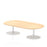 Italia Boardroom Table Boardroom and Conference Tables Dynamic Office Solutions Maple 1800 475mm