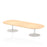 Italia Boardroom Table Boardroom and Conference Tables Dynamic Office Solutions Maple 2400 475mm