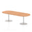 Italia Boardroom Table Boardroom and Conference Tables Dynamic Office Solutions Oak 2400 725mm