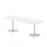 Italia Boardroom Table Boardroom and Conference Tables Dynamic Office Solutions White 2400 725mm