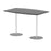 Italia High Gloss Boardroom Table Bistro Tables Dynamic Office Solutions Black 1800 1145mm