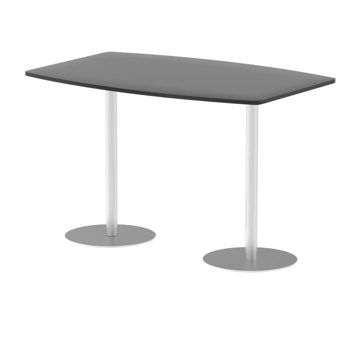 Italia High Gloss Boardroom Table Bistro Tables Dynamic Office Solutions Black 1800 1145mm