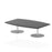 Italia High Gloss Boardroom Table Bistro Tables Dynamic Office Solutions Black 1800 475mm