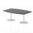 Italia High Gloss Boardroom Table Bistro Tables Dynamic Office Solutions Black 1800 725mm