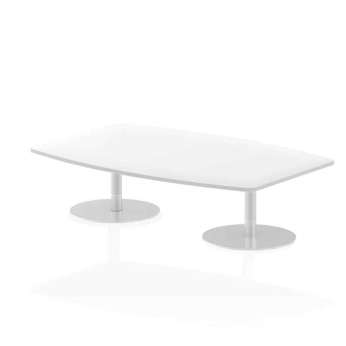 Italia High Gloss Boardroom Table Bistro Tables Dynamic Office Solutions White 1800 475mm
