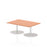 Italia Rectangular Poseur Table Bistro Tables Dynamic Office Solutions Beech 1200 475mm