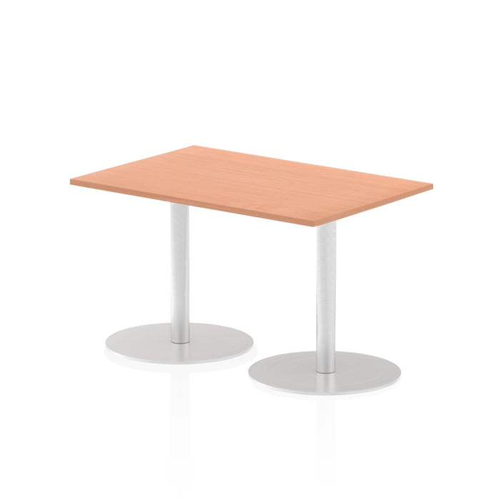 Italia Rectangular Poseur Table Bistro Tables Dynamic Office Solutions Beech 1200 725mm