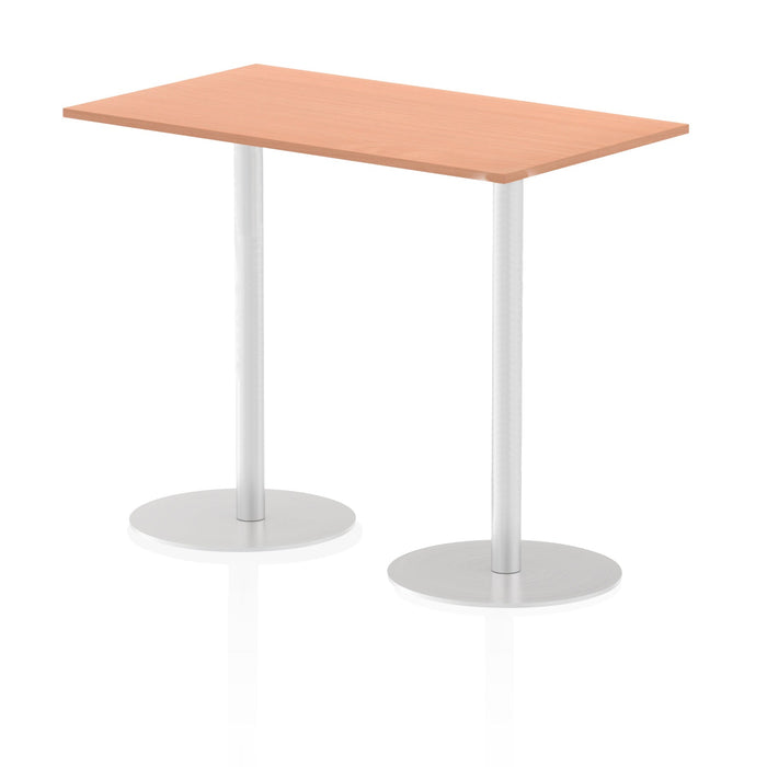 Italia Rectangular Poseur Table Bistro Tables Dynamic Office Solutions Beech 1400 1145mm