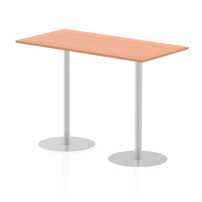 Italia Rectangular Poseur Table Bistro Tables Dynamic Office Solutions Beech 1600 1145mm