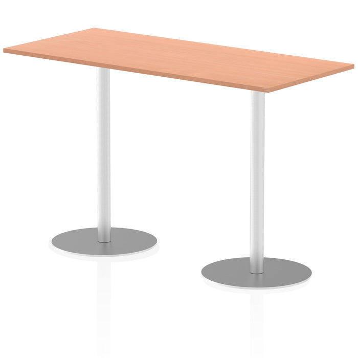 Italia Rectangular Poseur Table Bistro Tables Dynamic Office Solutions Beech 1800 1145mm