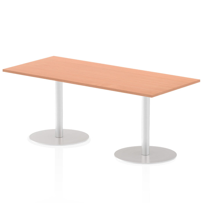 Italia Rectangular Poseur Table Bistro Tables Dynamic Office Solutions Beech 1800 725mm
