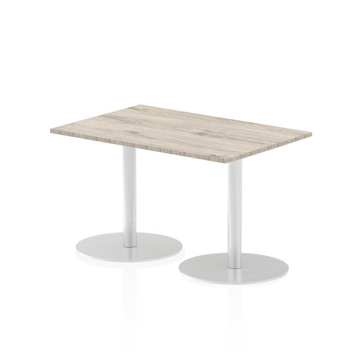 Italia Rectangular Poseur Table Bistro Tables Dynamic Office Solutions Grey Oak 1200 725mm