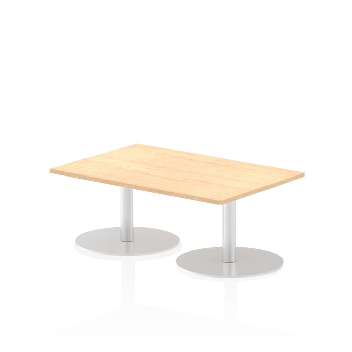 Italia Rectangular Poseur Table Bistro Tables Dynamic Office Solutions Maple 1200 475mm