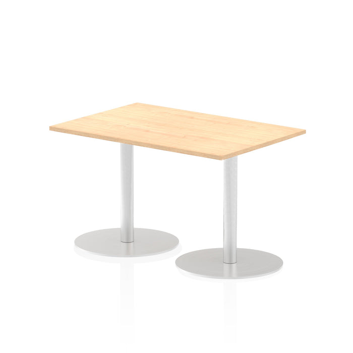 Italia Rectangular Poseur Table Bistro Tables Dynamic Office Solutions Maple 1200 725mm
