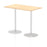 Italia Rectangular Poseur Table Bistro Tables Dynamic Office Solutions Maple 1400 1145mm