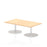 Italia Rectangular Poseur Table Bistro Tables Dynamic Office Solutions Maple 1400 475mm