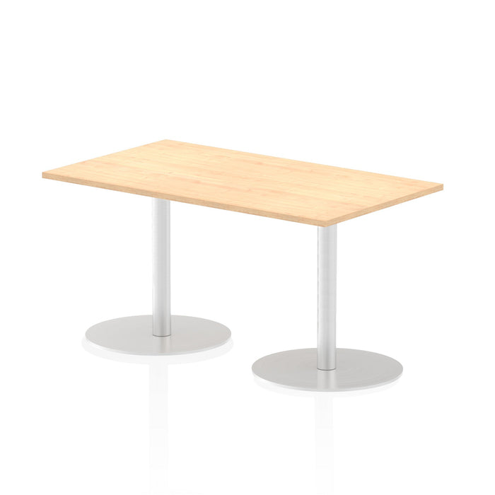 Italia Rectangular Poseur Table Bistro Tables Dynamic Office Solutions Maple 1400 725mm