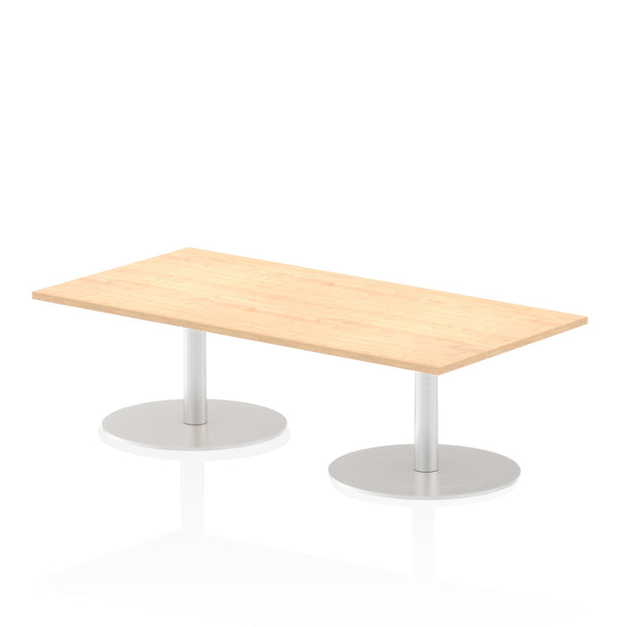 Italia Rectangular Poseur Table Bistro Tables Dynamic Office Solutions Maple 1600 475mm