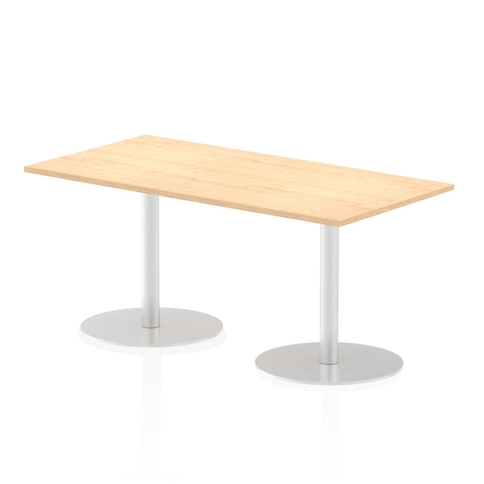 Italia Rectangular Poseur Table Bistro Tables Dynamic Office Solutions Maple 1600 725mm