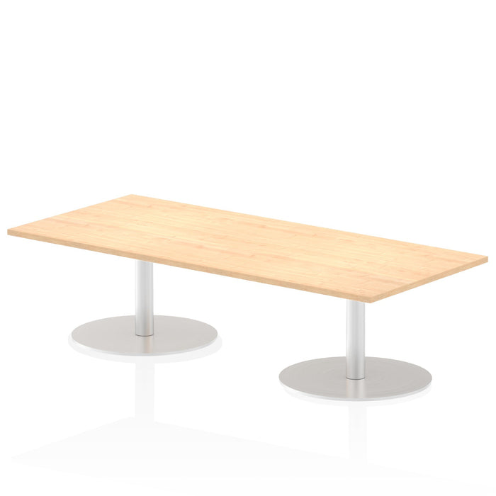 Italia Rectangular Poseur Table Bistro Tables Dynamic Office Solutions Maple 1800 475mm
