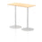 Italia Slimline Rectangular Poseur Table Bistro Tables Dynamic Office Solutions Maple 1200 1145mm