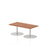 Italia Slimline Rectangular Poseur Table Bistro Tables Dynamic Office Solutions Walnut 1200 475mm