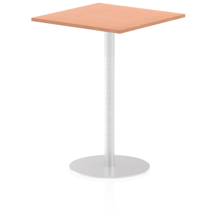 Italia Square Poseur Table Bistro Tables Dynamic Office Solutions Beech 800 1145mm