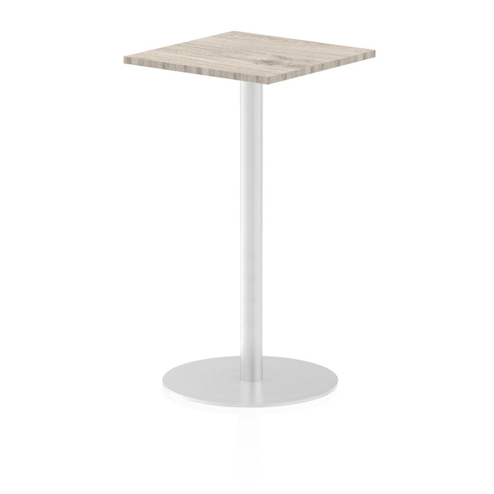 Italia Square Poseur Table Bistro Tables Dynamic Office Solutions Grey Oak 600 1145mm