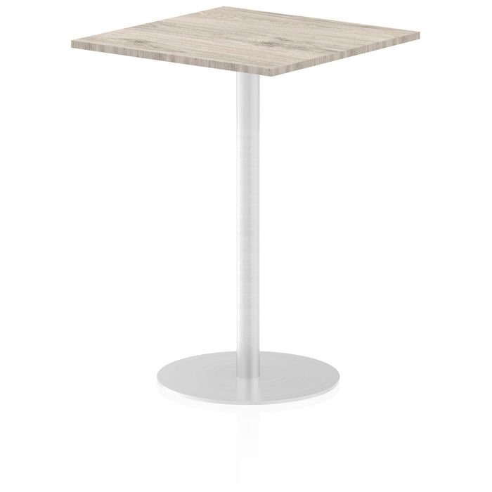 Italia Square Poseur Table Bistro Tables Dynamic Office Solutions Grey Oak